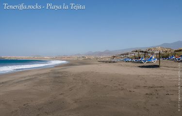 Viel Platz am Playa Tejita - auch für FKK