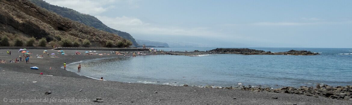 Playa La Arena in Mesa del Mar an der Nordküste Teneriffas