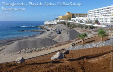 Playa de Ajabo - Bauphase November 2011