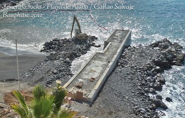 Playa de Ajabo - Bauphase Februar 2012