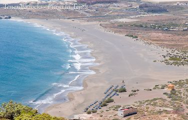 Playa Tejita vom Montaña Roja