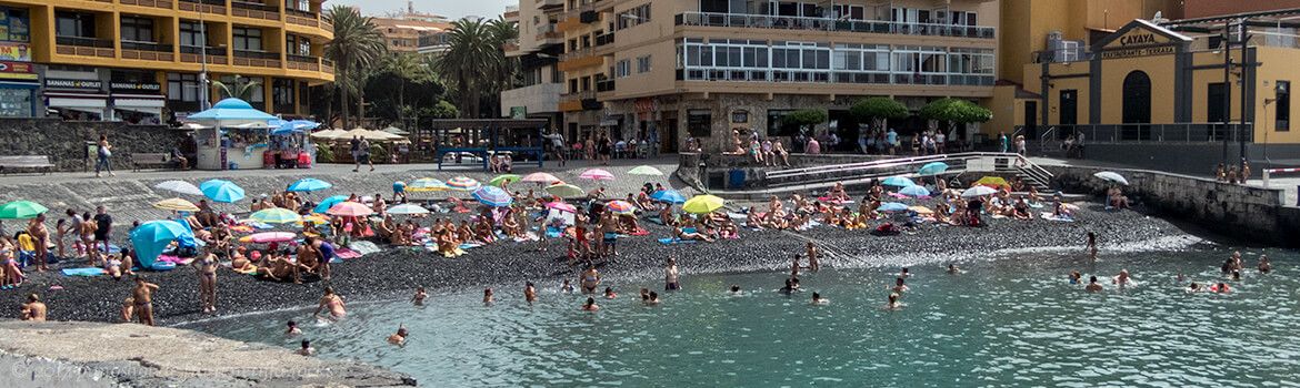 Playa del Muelle in Puerto de la Cruz - Teneriffa Nod