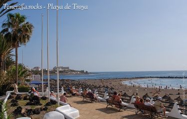 Strandpromenade an der Playa de Troya