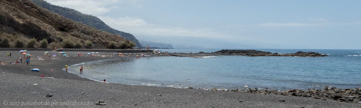 Playa La Arena in Mesa del Mar an der Nordküste Teneriffas