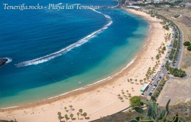 Playa las Teresitas von Oben